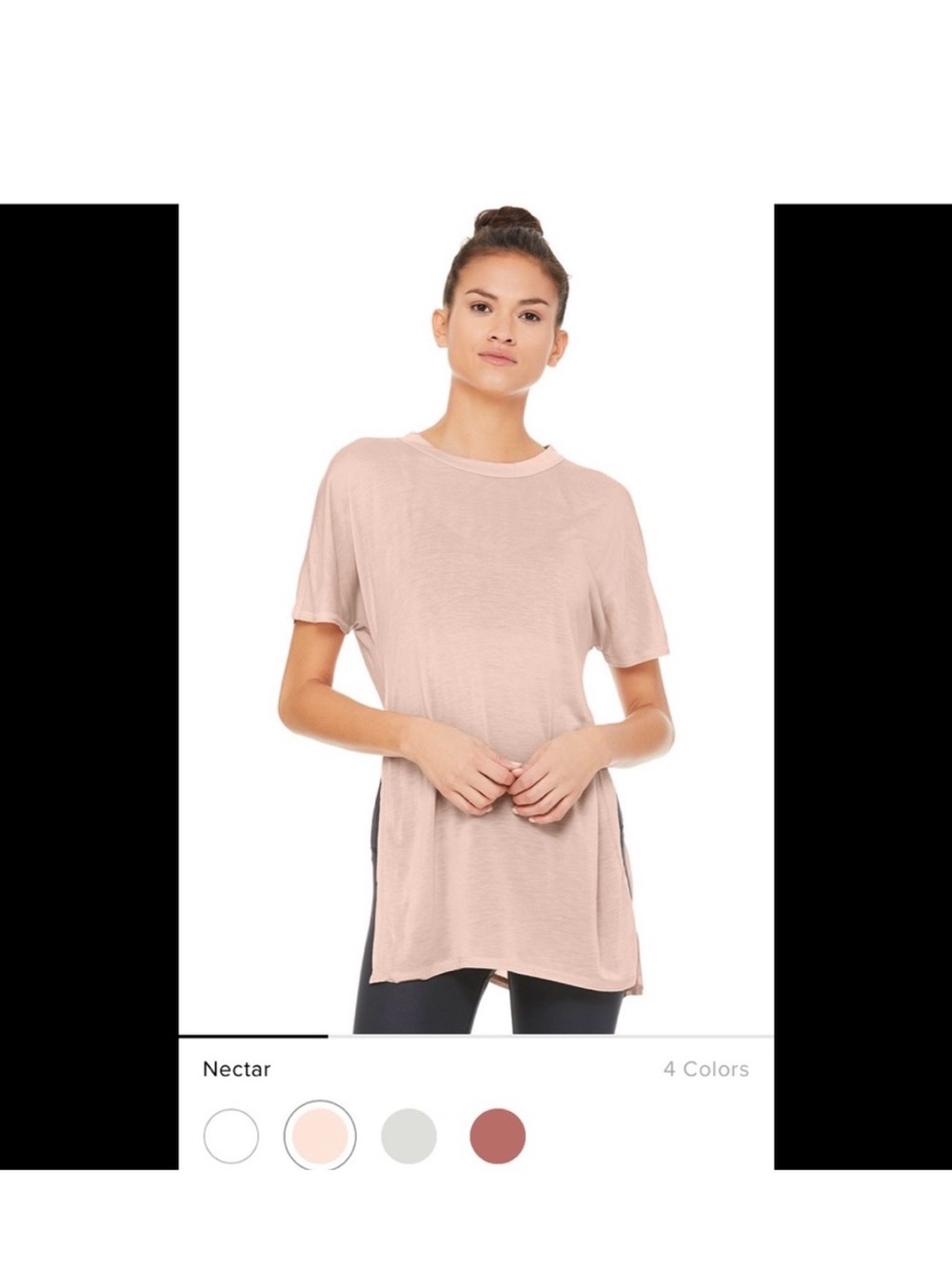 Alo yoga dreamer short sleever top